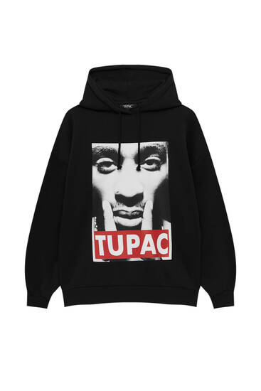 Sweatshirt Tupac com capuz