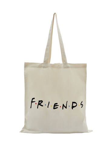 Friends fabric tote bag
