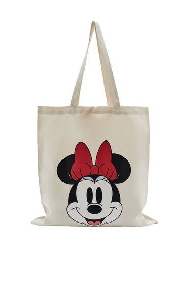 Minnie Mouse fabric tote bag