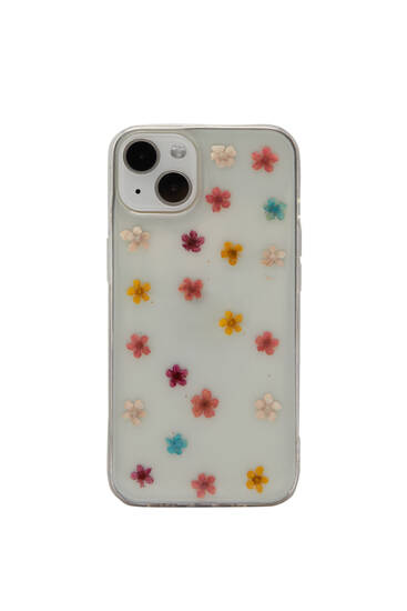 Θήκη για smartphone με μικρά λουλούδια