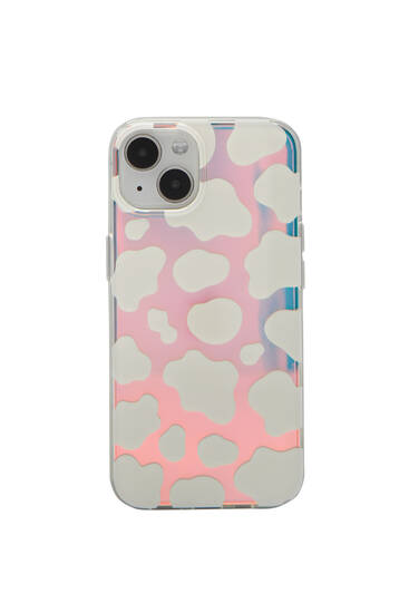 Splatter print iPhone case