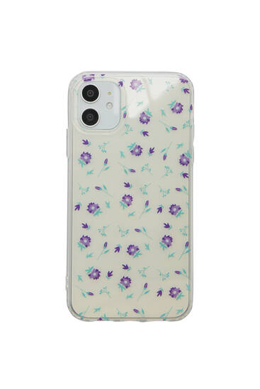 Floral print iPhone case