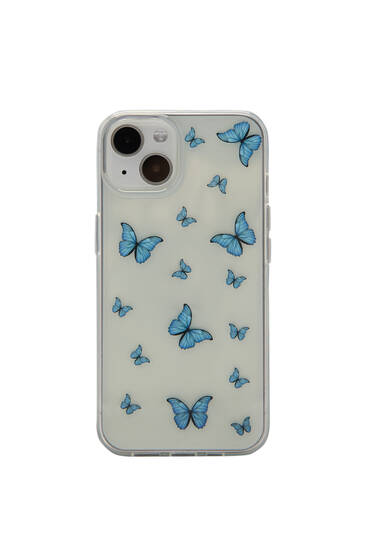 Butterfly print iPhone case