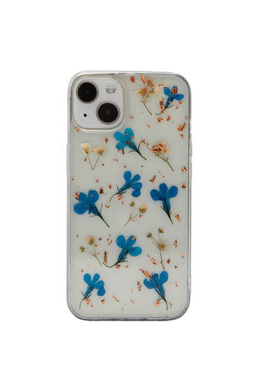 Θήκη iPhone με αποξηραμένα λουλούδια