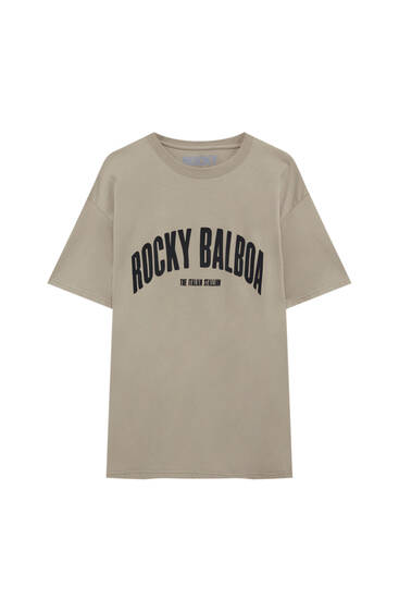 T-shirt beige Rocky Balboa