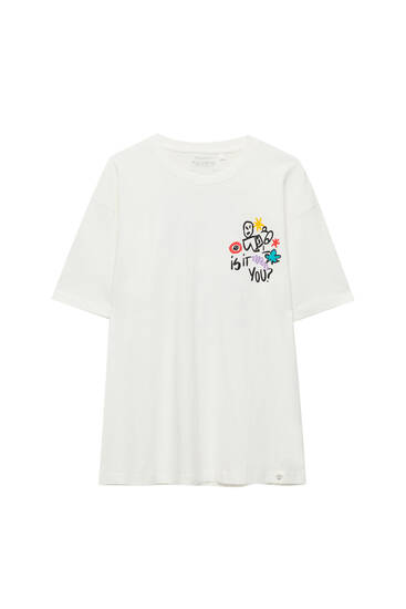Short sleeve T-shirt with print