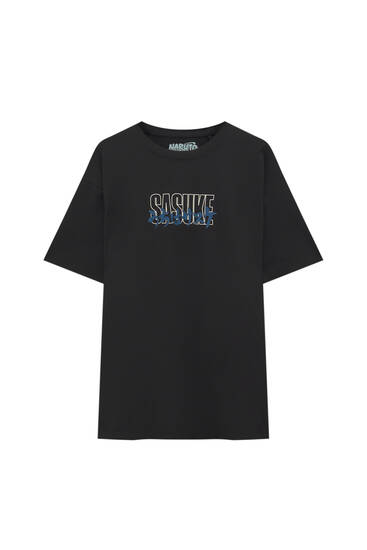T-shirt Sasuke de manga curta