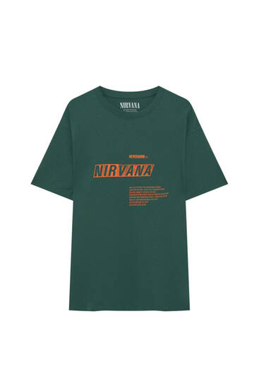 T-shirt Nirvana manches courtes