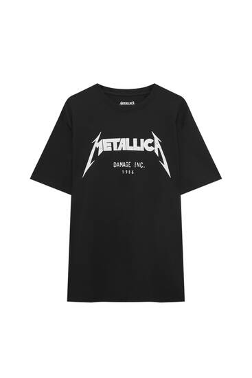 טי שירט של Metallica עם שרוולים קצרים