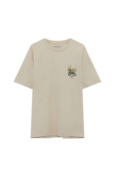 Oversize T-shirt with cities