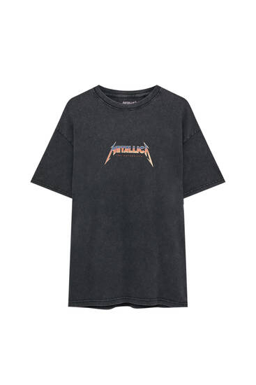 Ξεβαμμένη μπλούζα Metallica