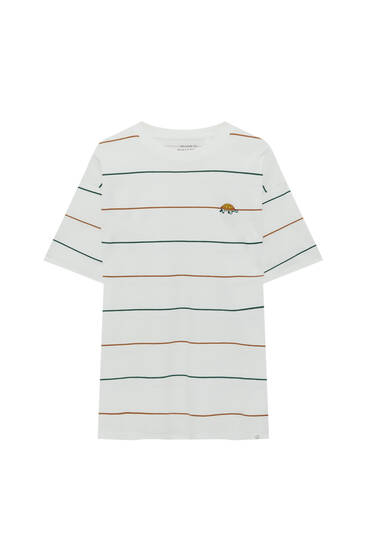 Striped turtle T-shirt