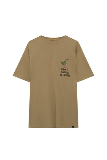 Short sleeve birds T-shirt