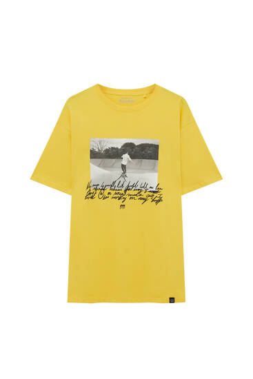 Short sleeve T-shirt with photo