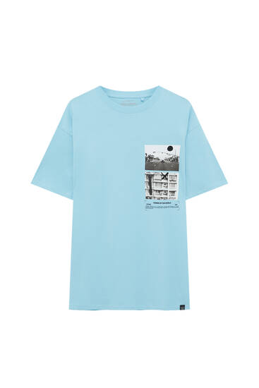 Short sleeve T-shirt with photo