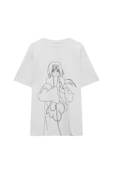 T-shirt Naruto blanc