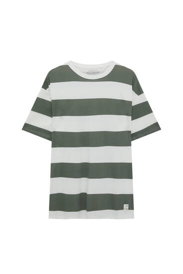Striped short sleeve T-shirt