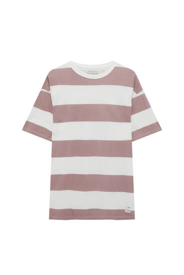 Striped short sleeve T-shirt