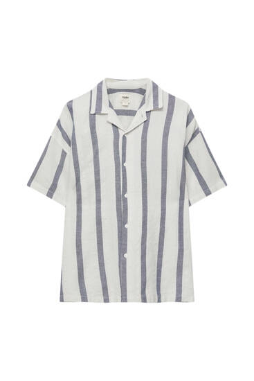 Striped short sleeve shirt