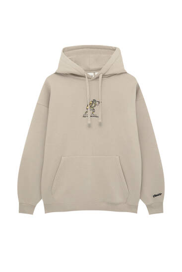 Hoodie with embroidered graphic