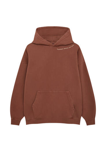 Garment-dyed hoodie