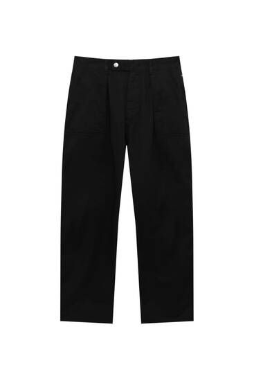 Relaxed fit oversize trousers