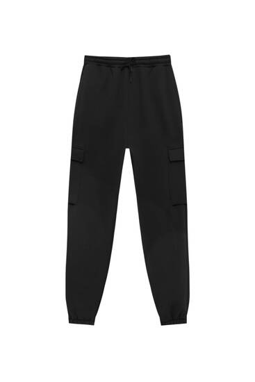 Tracksuit cargo trousers