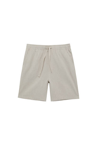 Trunk-style Bermuda shorts