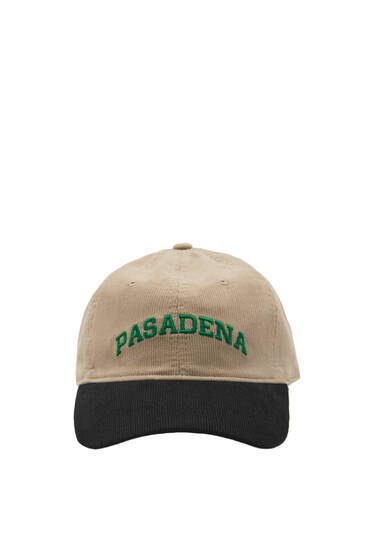 Basecap aus Cord Pasadena