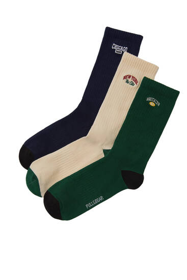 long socks pull&bear