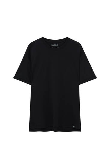 Long fit basic T-shirt
