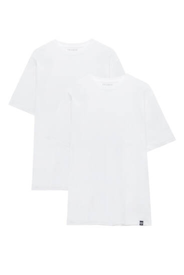 Set de 2 tricouri simple cu mânecă scurtă
