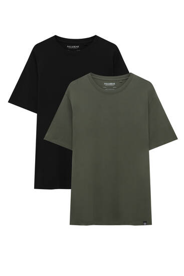 pull and bear regular fit t shirt