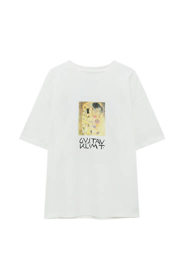 Hængsel hårdtarbejdende undskyld The Kiss” Klimt T-shirt - pull&bear