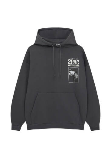 Grey Tupac hoodie