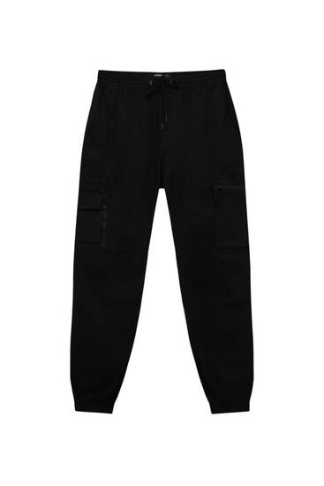 Pantalon cargo tissu ripstop poches