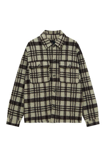 pull and bear flannel shirt
