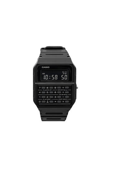 Μαύρο ρολόι vintage Casio CA-53WF-1BEF