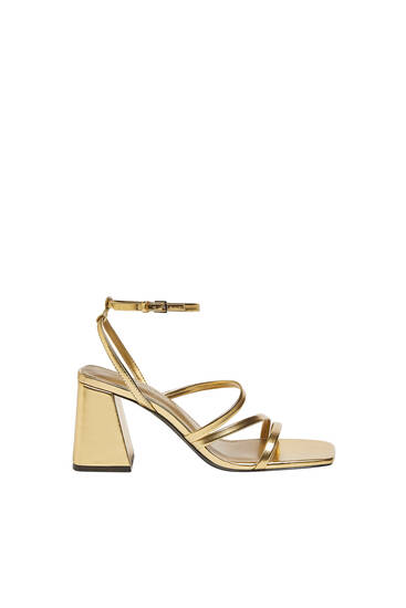High heel sandals with - pull&bear