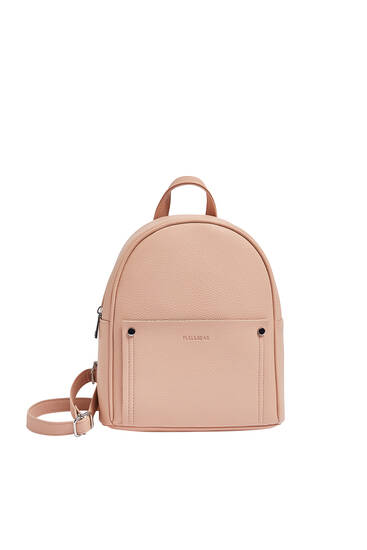Urban backpack with pocket detail