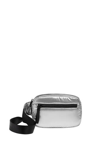 Metallic belt bag