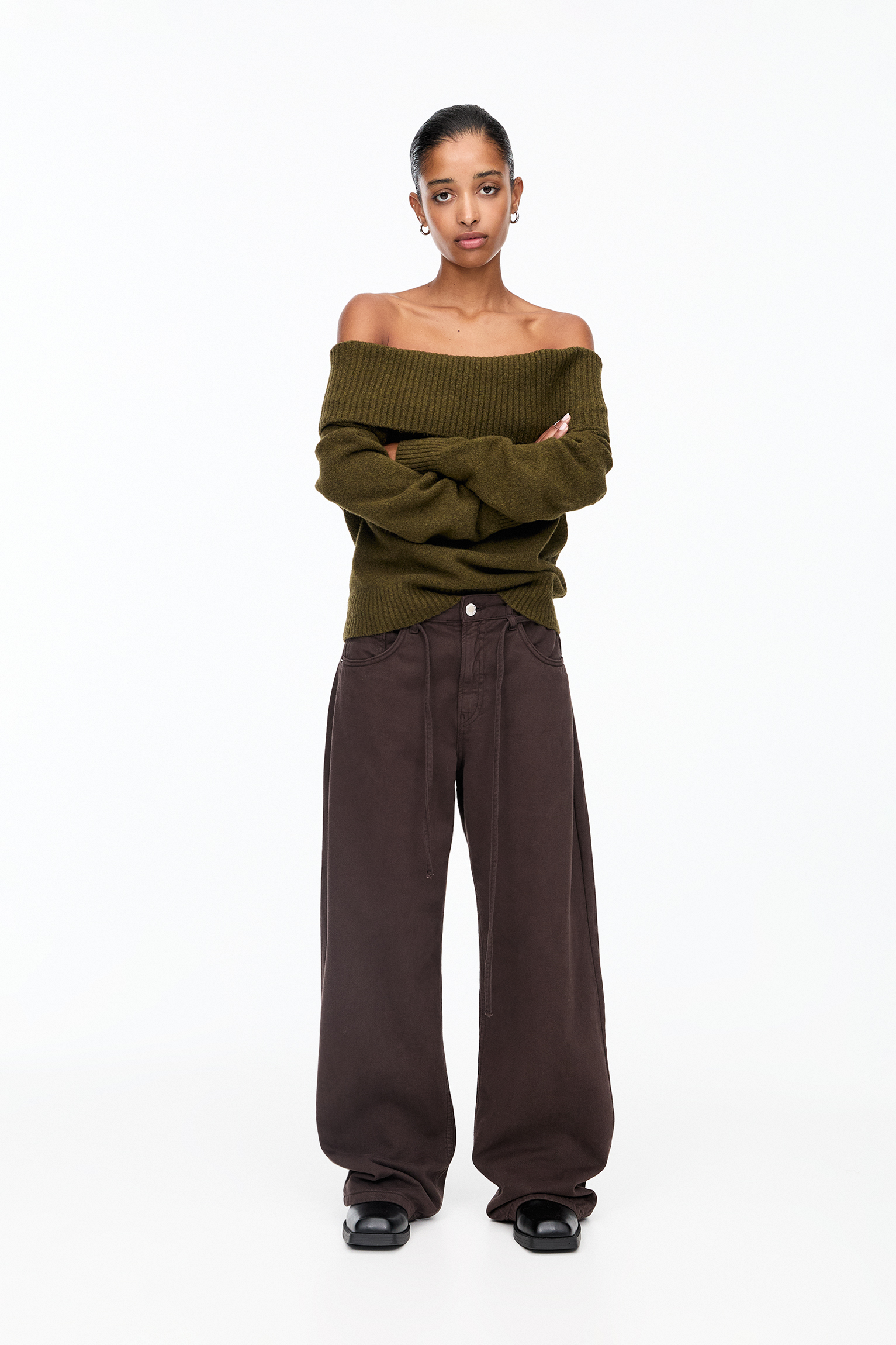 Pantalon fashion culotte pull and bear