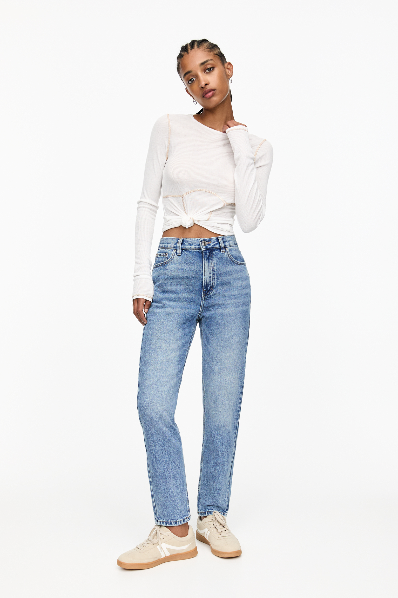 Jeans mom femme hotsell