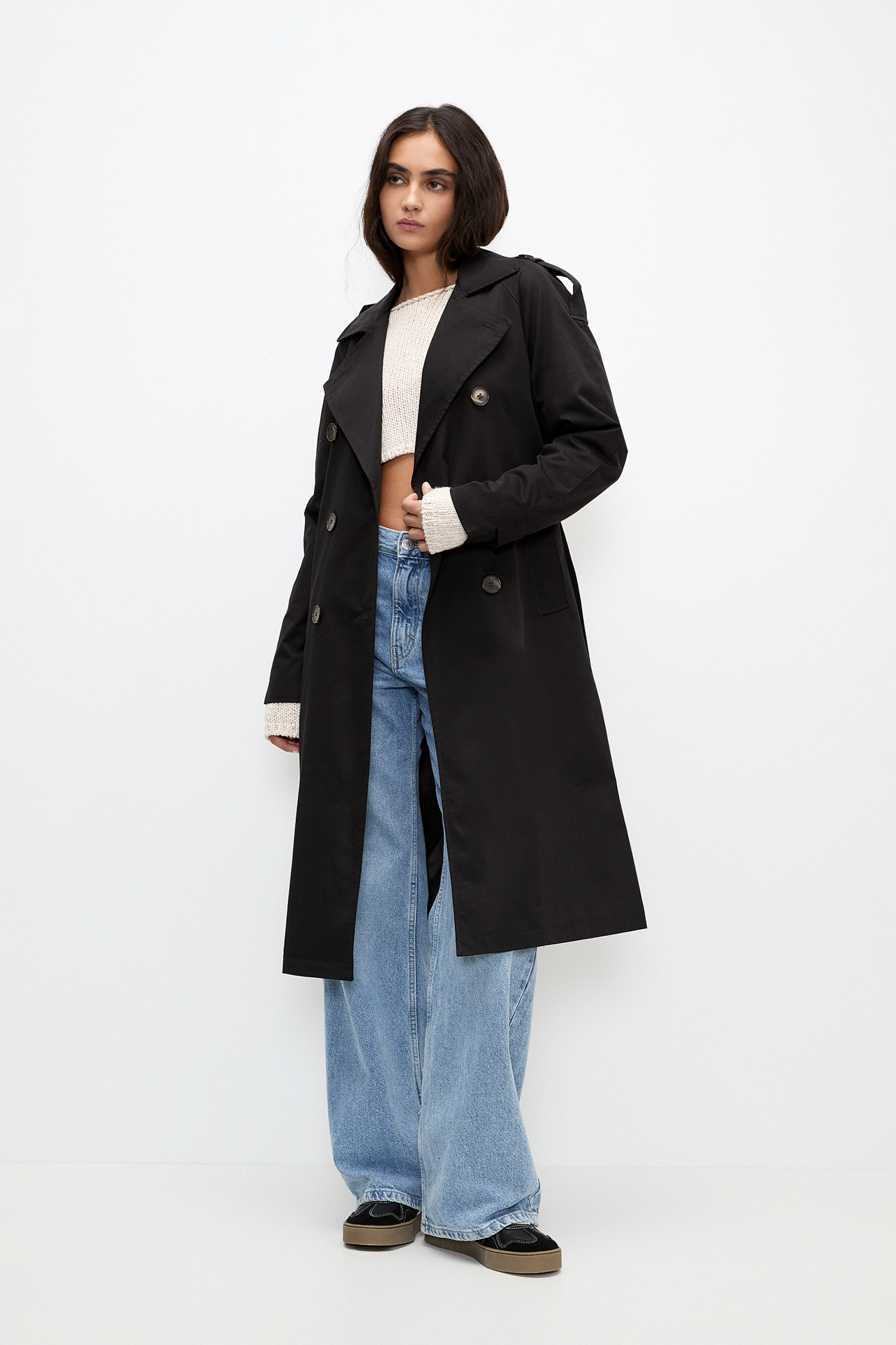 Women S Trench Coats Pull Bear
