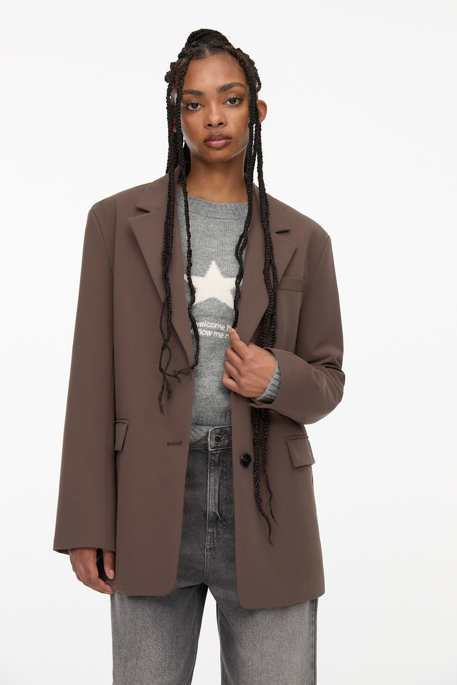 Fashion vestido blazer pull and bear