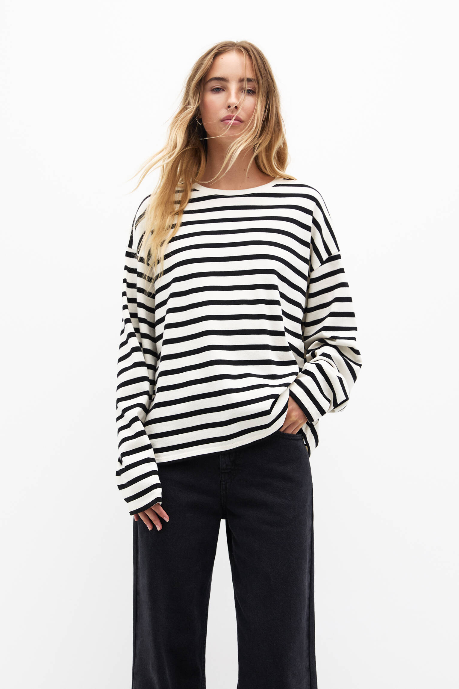 Stripe Oversized T-Shirt