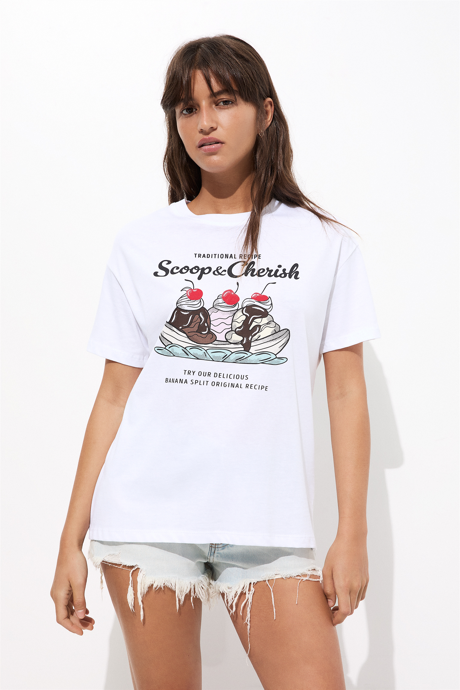 Camisetas graficas y estampadas para mujer Pull Bear