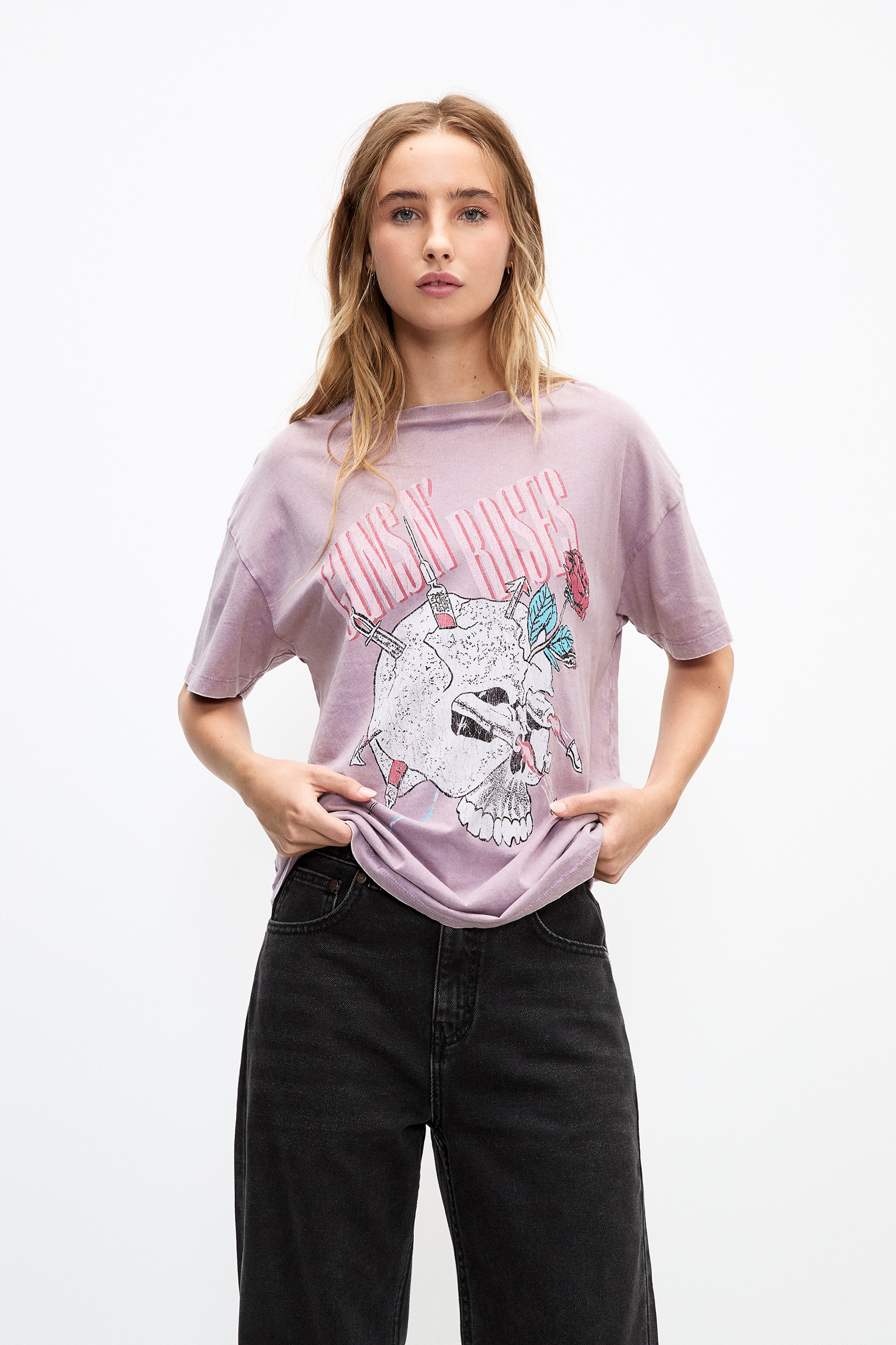 Pull and bear camisetas chica sale