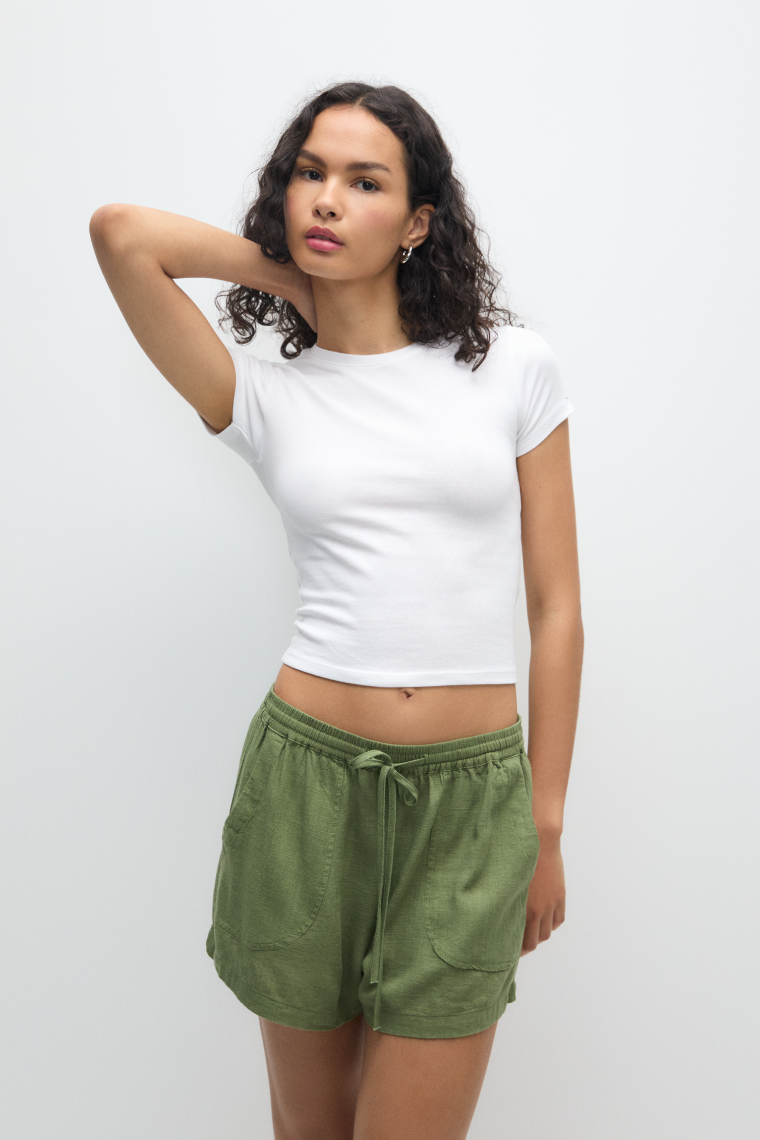 Basic - T-shirts - Kleding - Dames - PULL&BEAR Belgium / Belgique / België