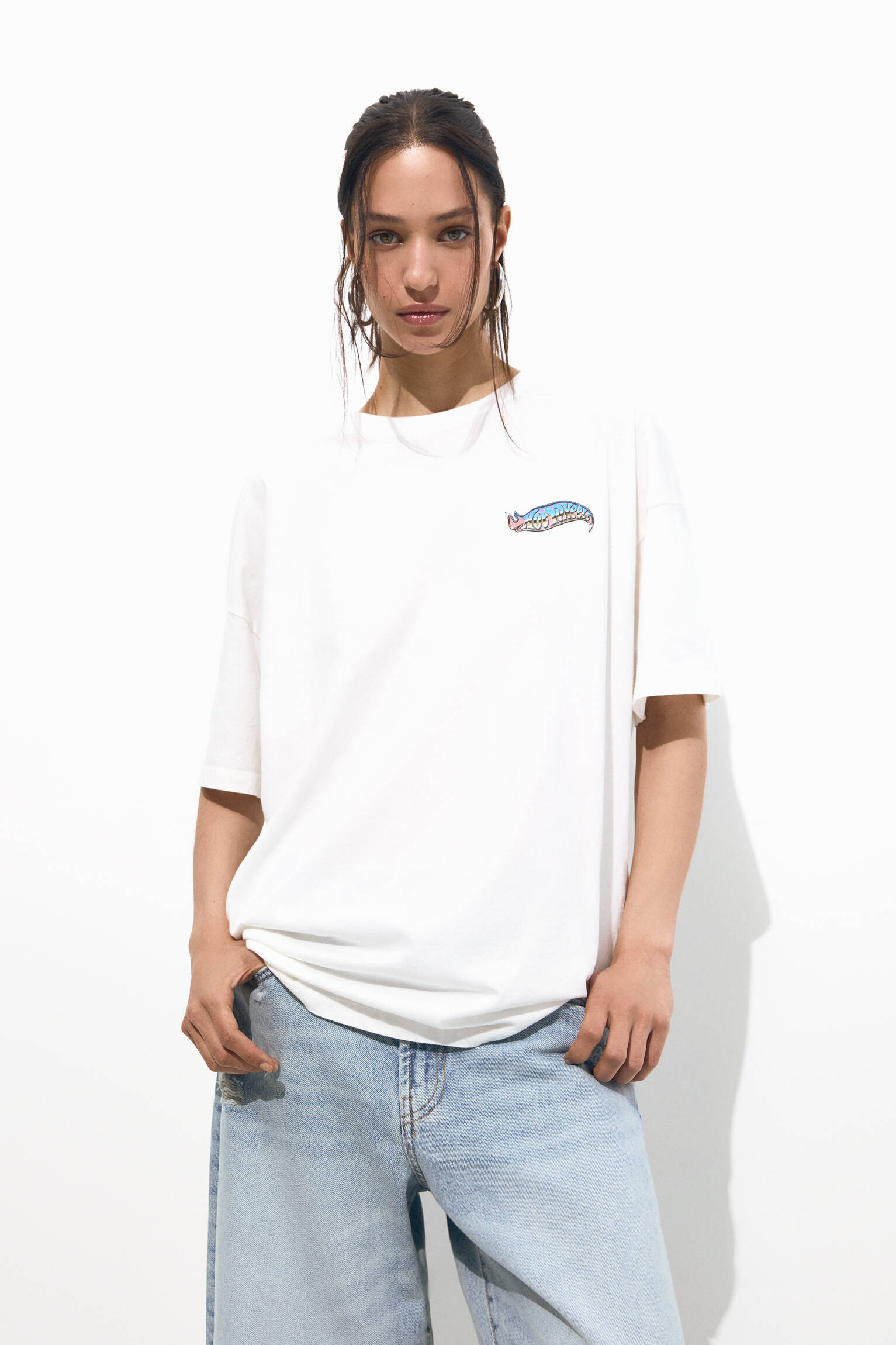 T-shirt Con Stampa Hot Wheels&reg; Uomo Bianco Ottico - Acquista Online | Terranova